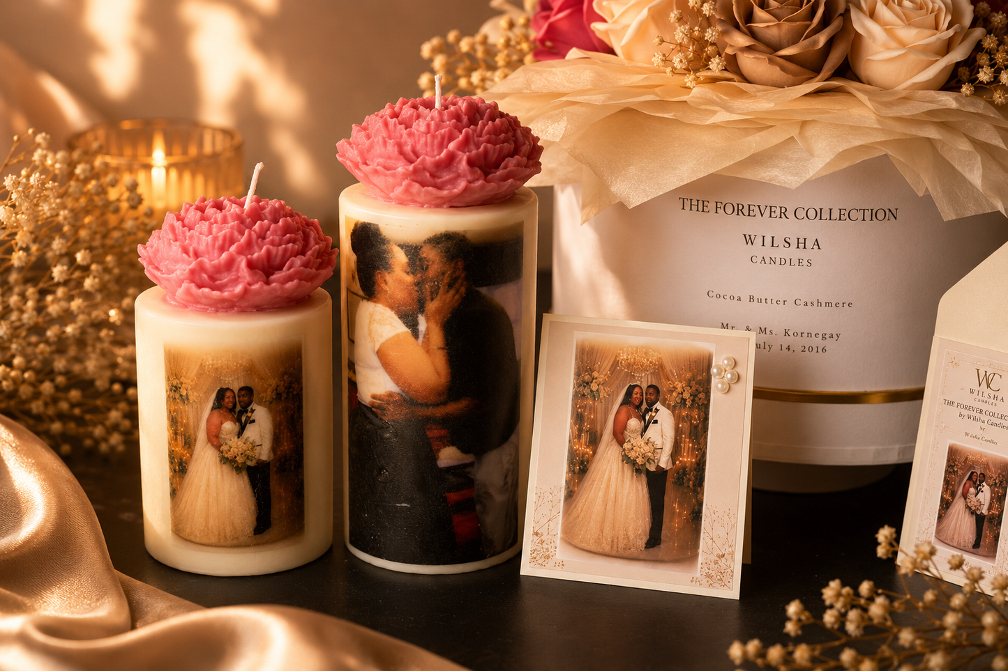 The Forever Anniversary Keepsake Wax Melt Flower Bouquet