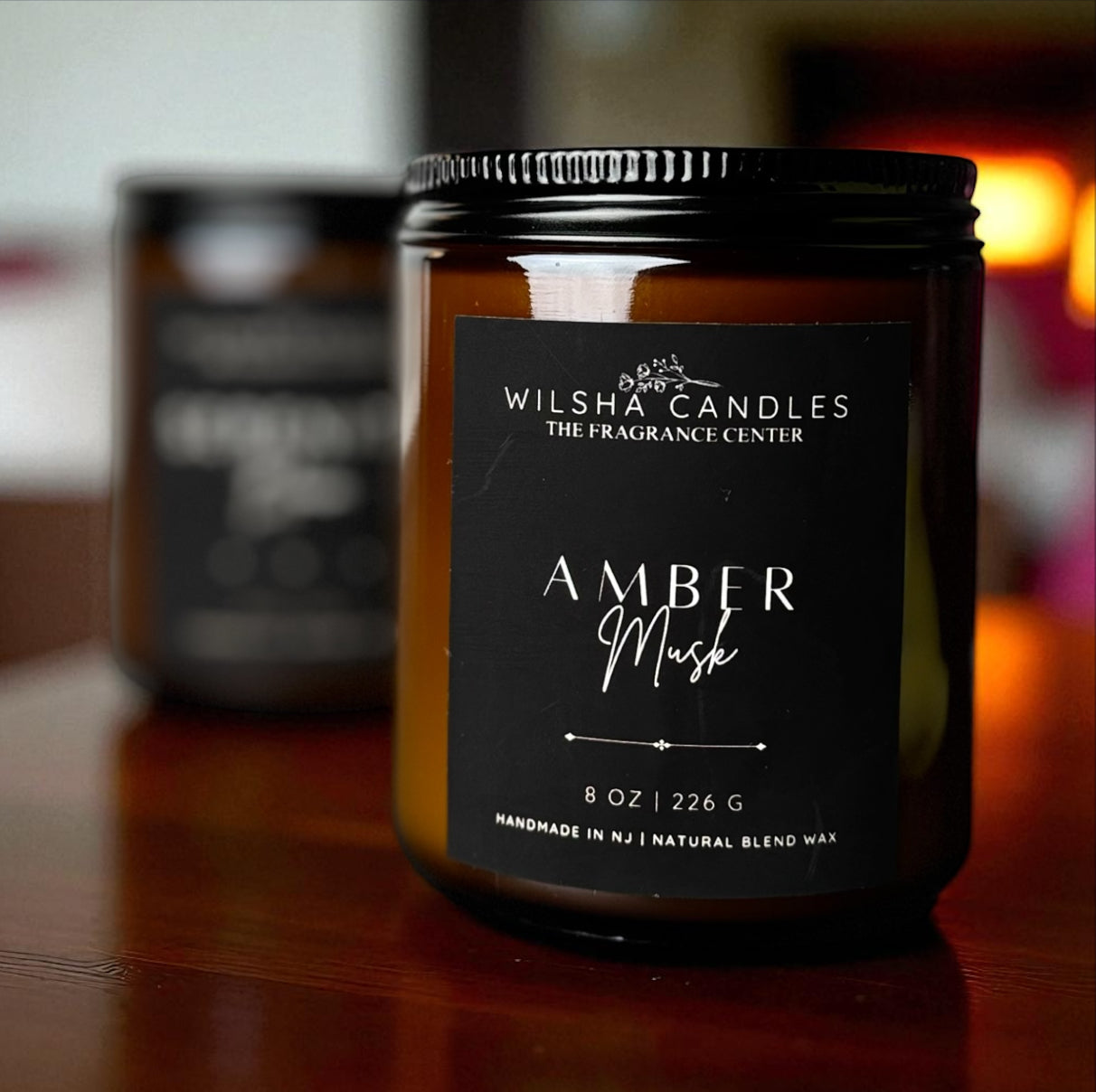 Amber Musk 8 oz Candle