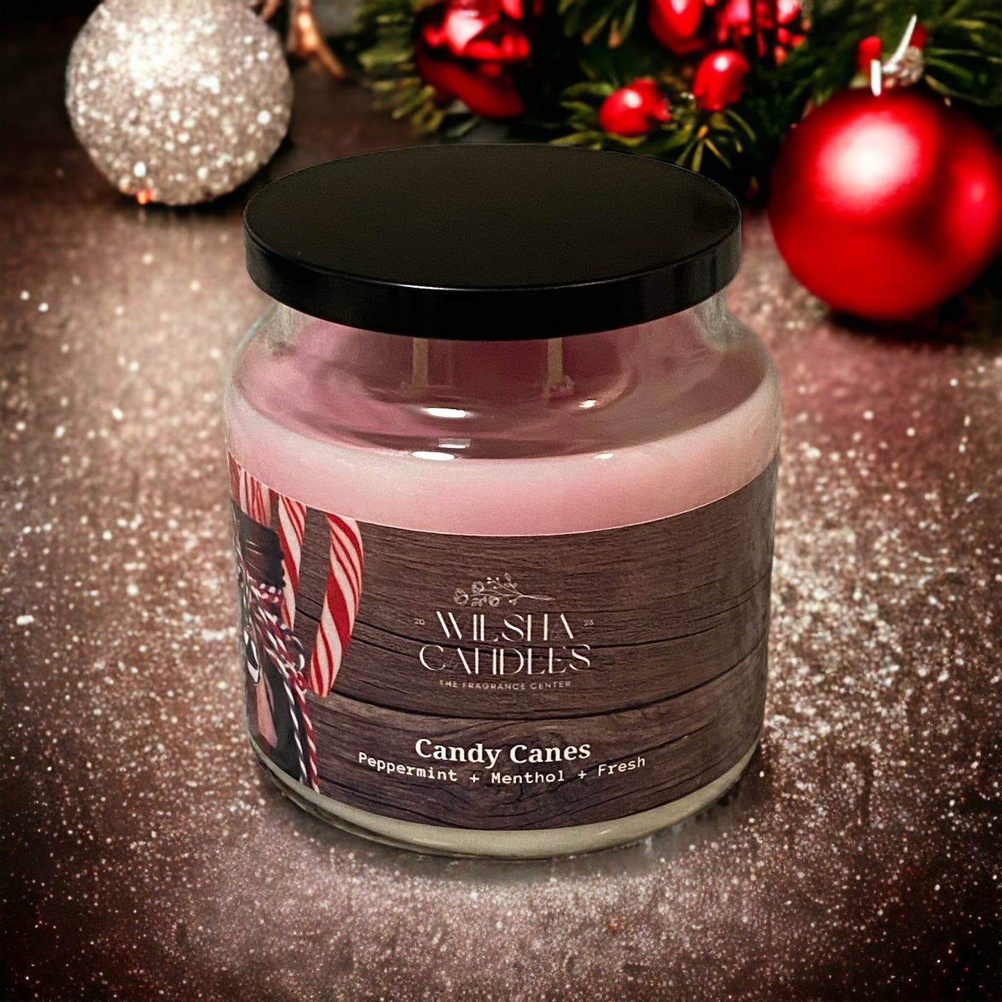Wait Candy Cane Lanes 2-Wick Candle