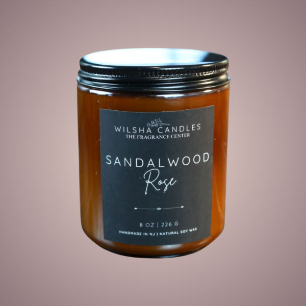 Sandalwood Rose 8 oz Candle