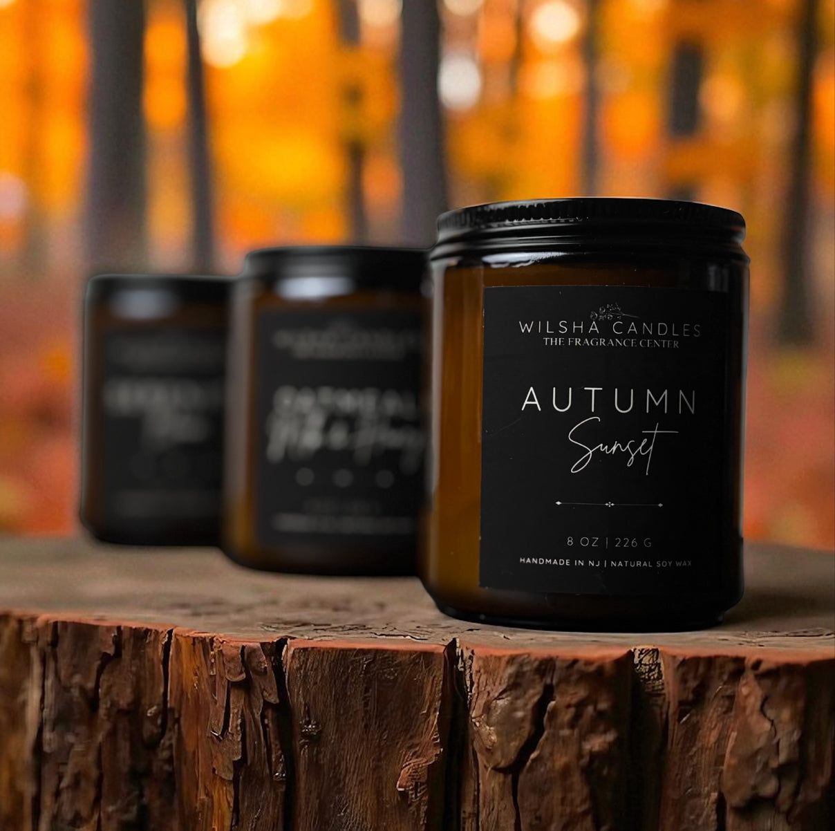 Autumn Sunset 8 oz Candle