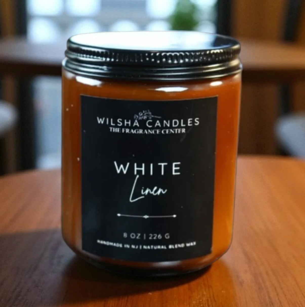 White Linen 8 oz Candle