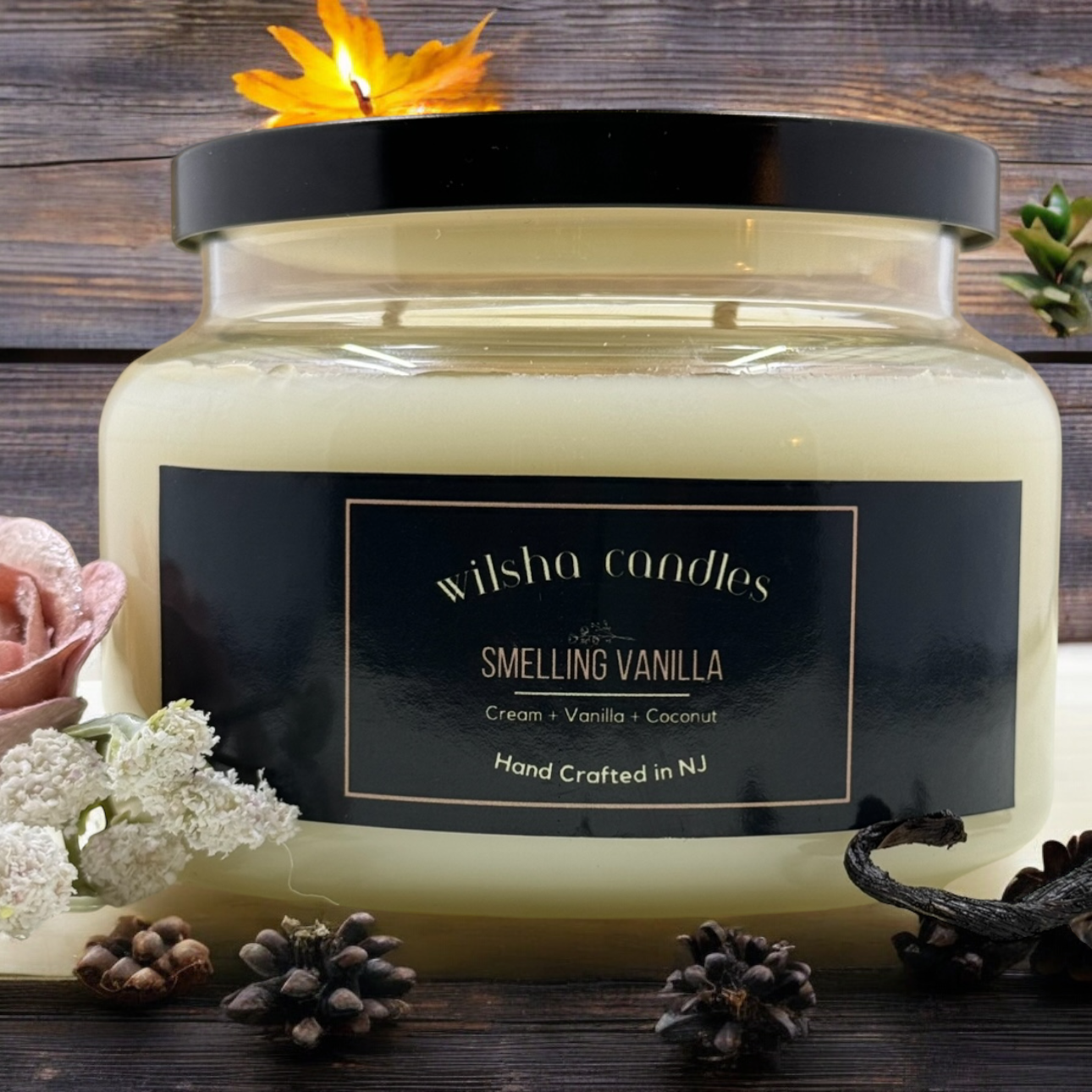 Smelling Vanila 2-Wick Candle