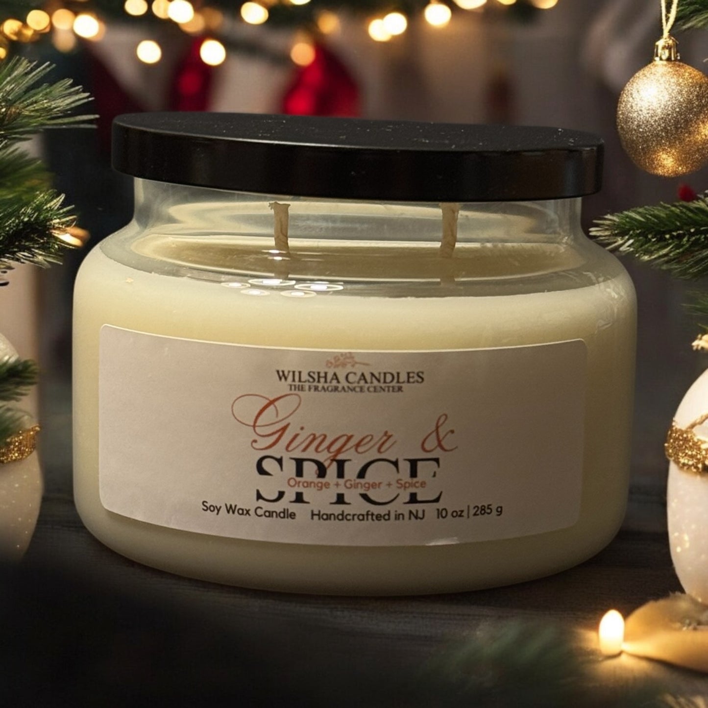 Ginger & Spice 2-Wick Soy Wax Candle