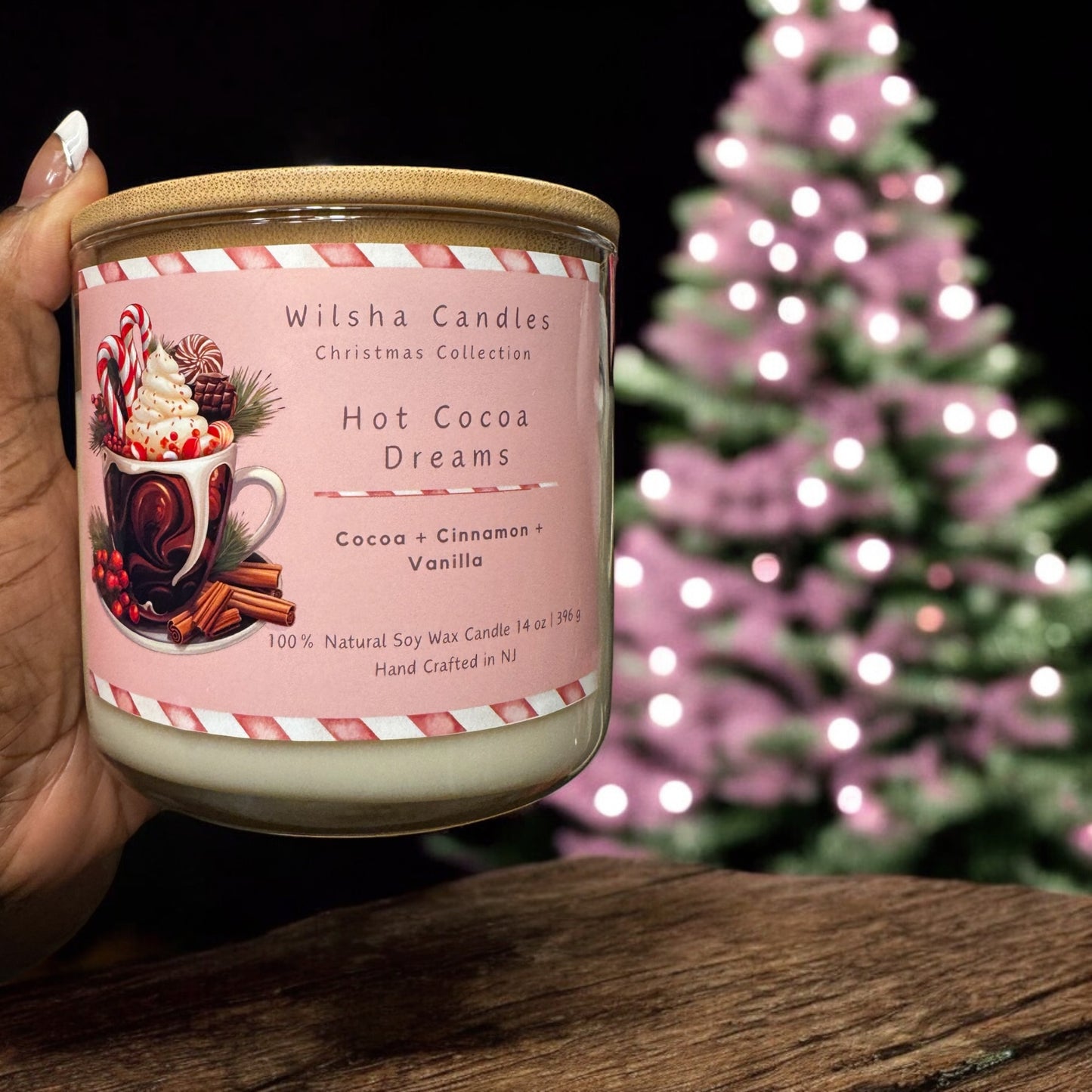 Hot Cocoa Dreams 2-Wick Soy Wax Candle
