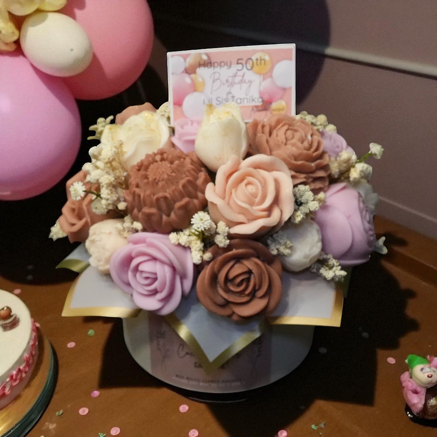 Wax Melt Flower Bouquet Box