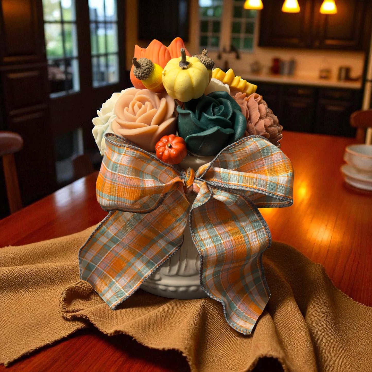 Autumn Wax Melt Flower Bouquets