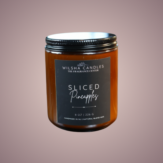 Sliced Pineapples 8 oz Candle