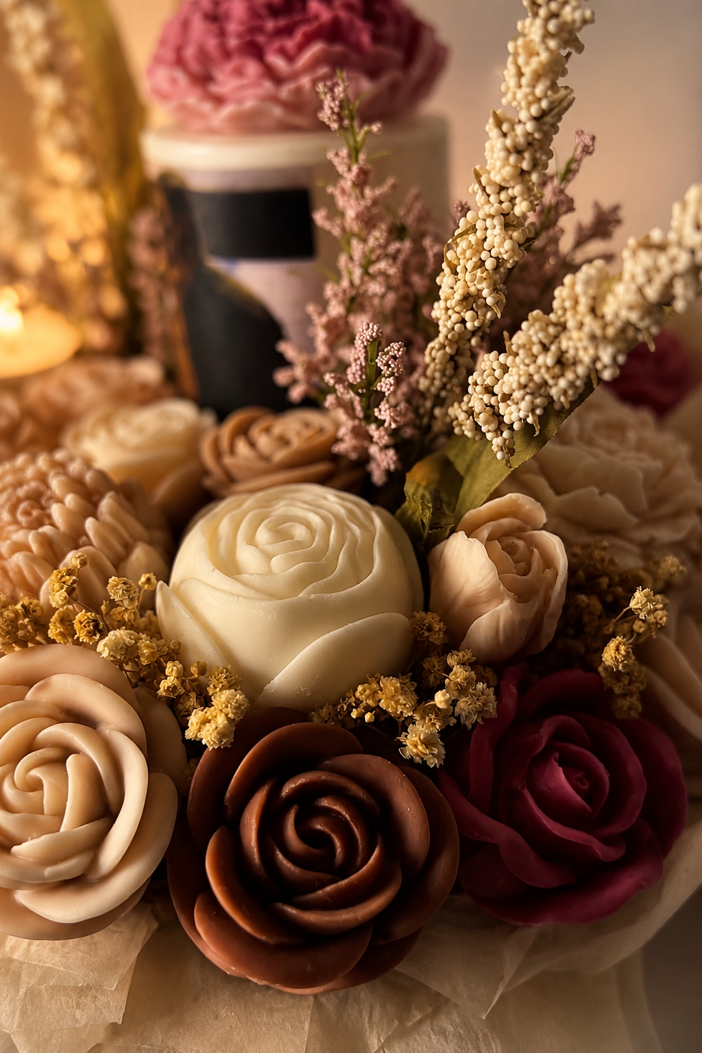 The Forever Anniversary Keepsake Wax Melt Flower Bouquet
