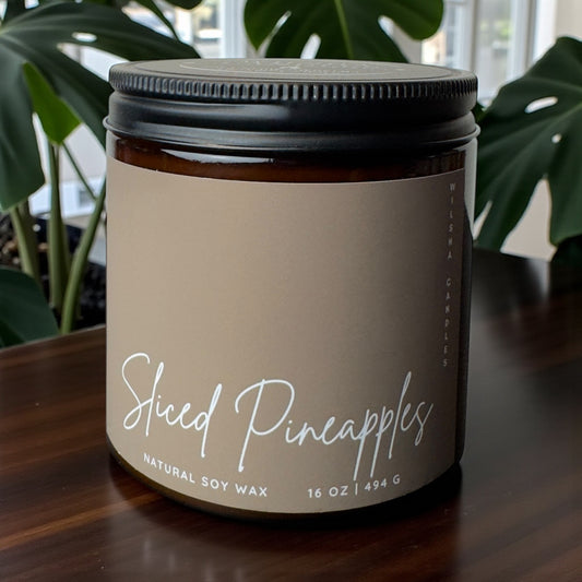 16 oz Amber Sliced Pineappples