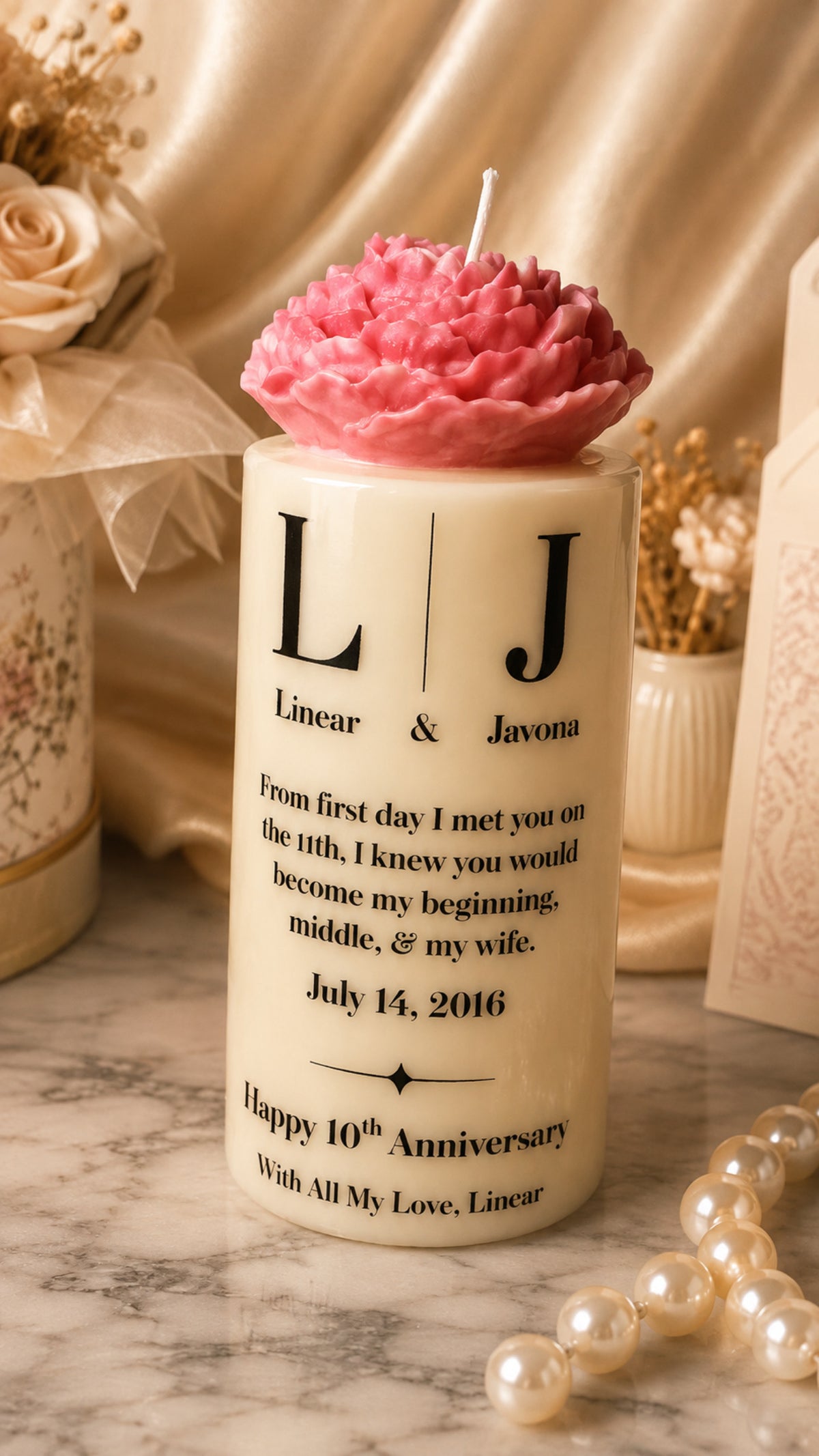 The Forever Celebration Bouquet & Keepsake Set Wax Melt