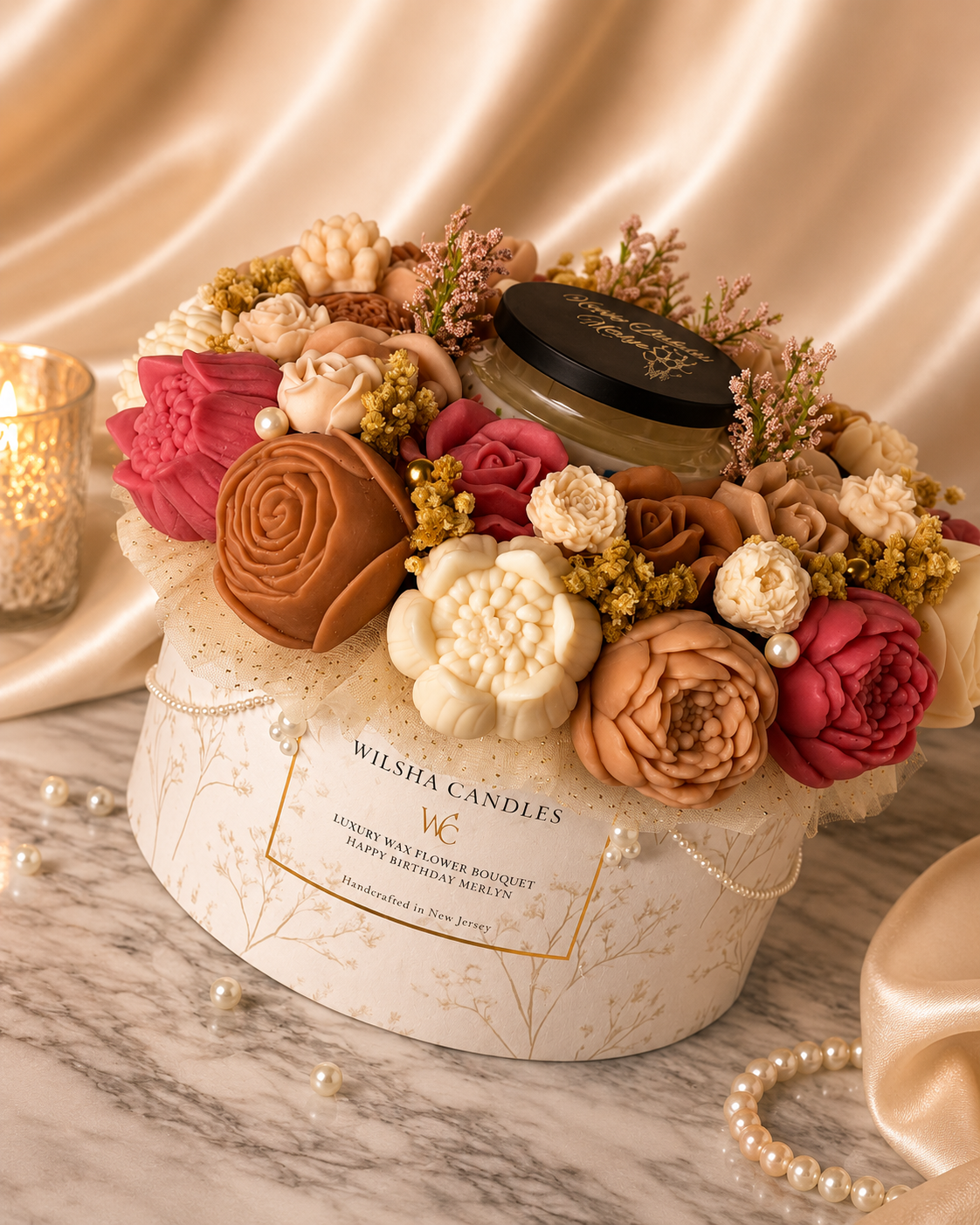 The Forever Special Occasion Bouquet & Keepsake Set Wax Melt