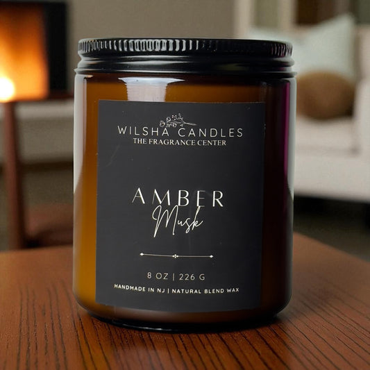 Amber Musk 8 oz Candle