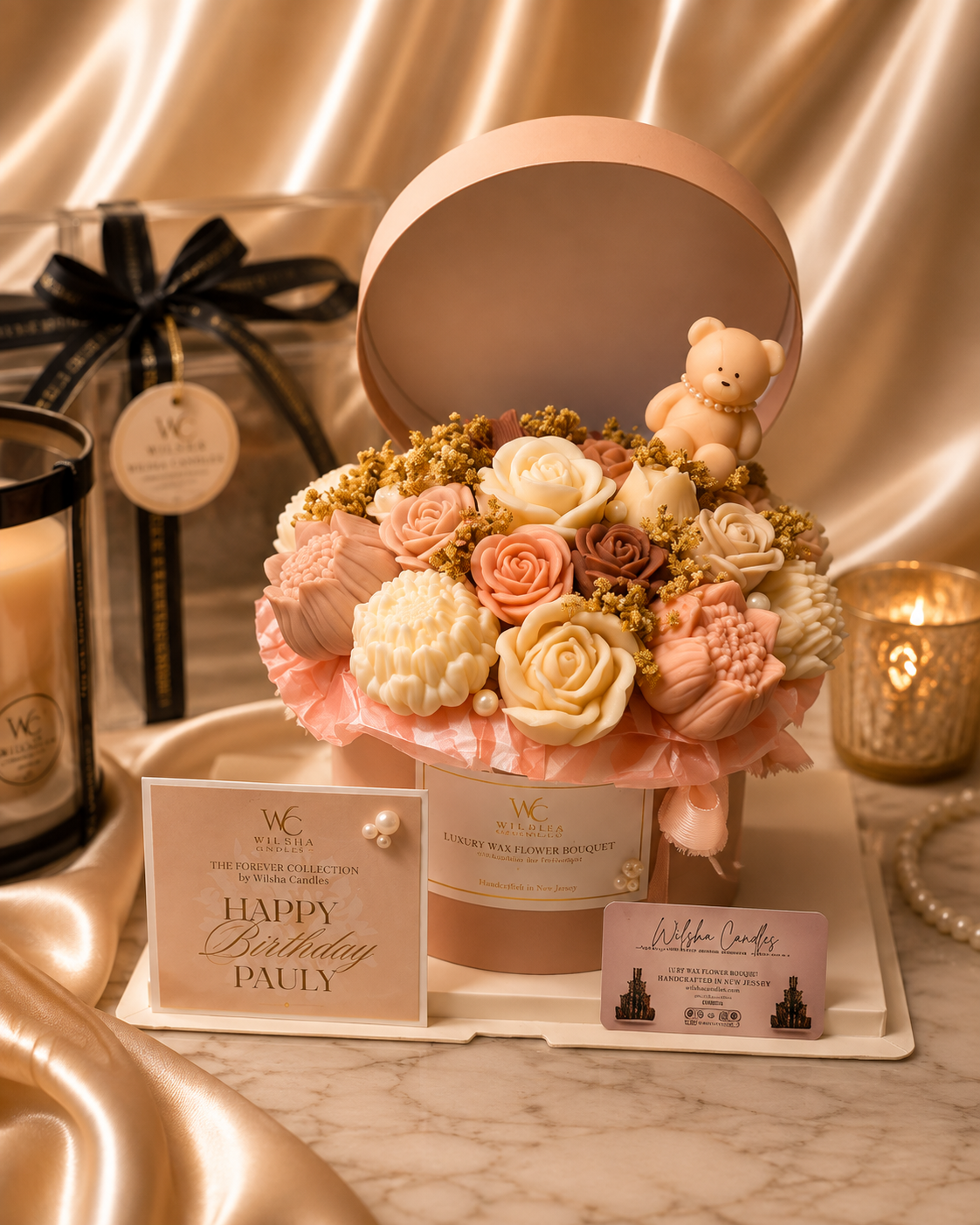 The Forever Just Because Bouquet & Keepsake Set Wax Melt