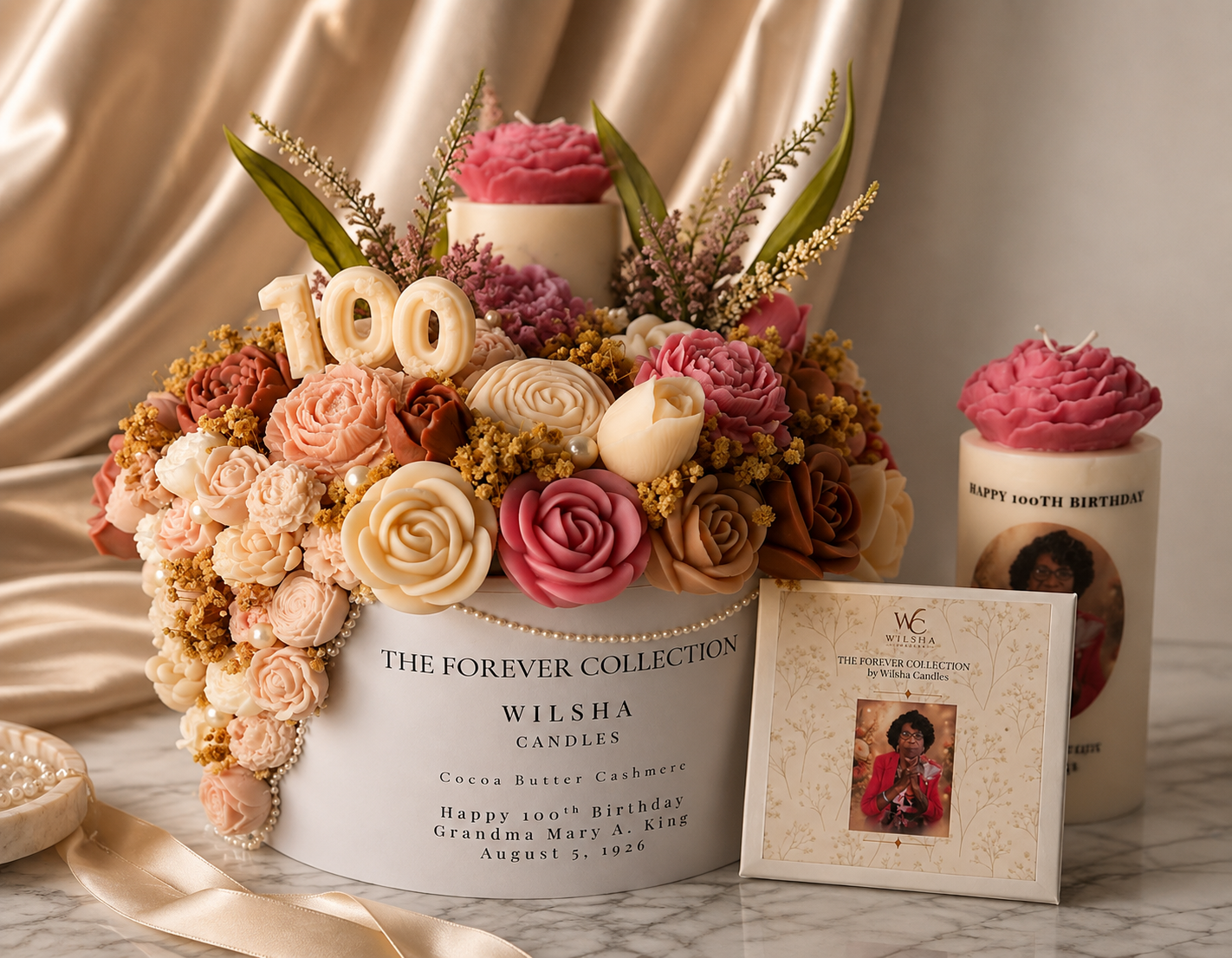 The Forever Celebration Bouquet & Keepsake Set