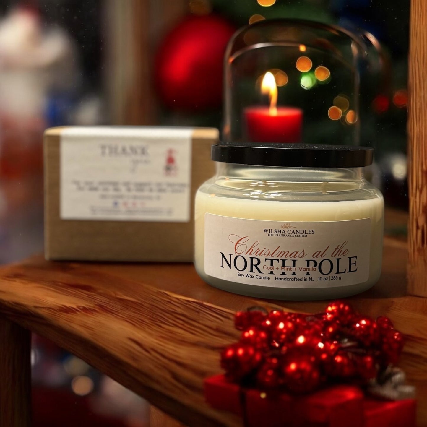 Christmas at the North Pole 2-Wick Soy Wax Candle