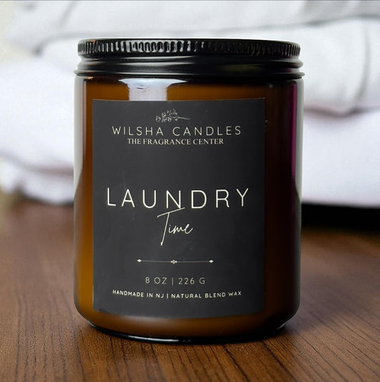 Laundry Time 8 oz Candle