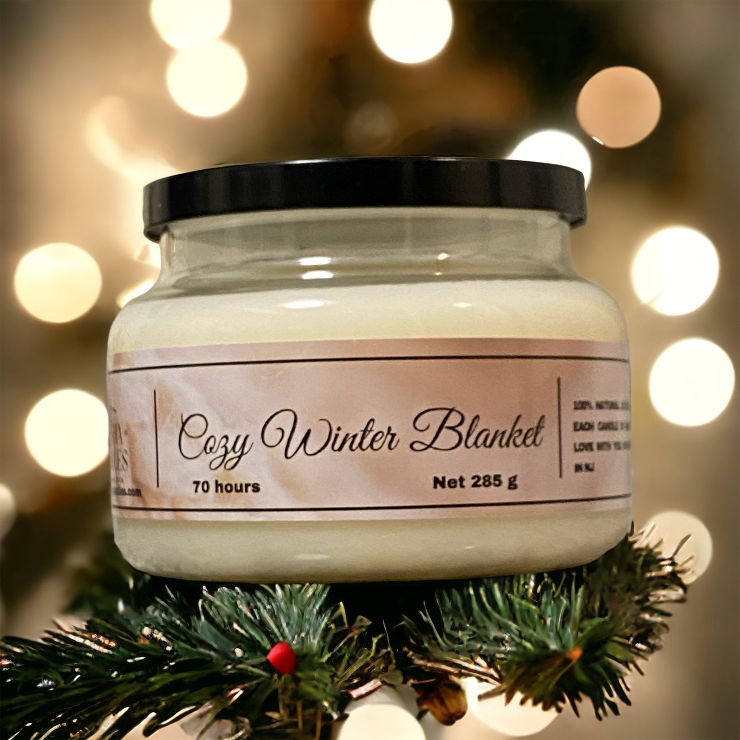 Onex Cozy Winter Blanket Hand-Poured High Quality Soy Wax Candle