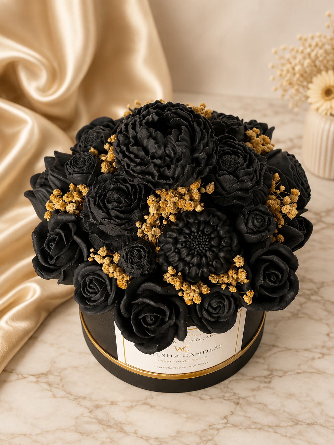 The Forever Black Beauty Flower Bouquet