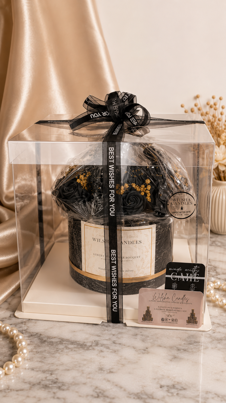 The Forever Black Beauty Flower Bouquet