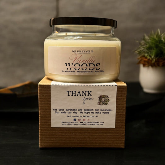 Vanilla Woods 2-Wick Candle