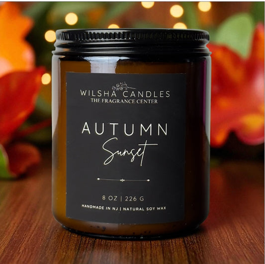 Autumn Sunset 8 oz Candle