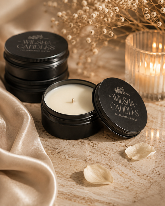 2 oz Travel Size Scented Tin Candles