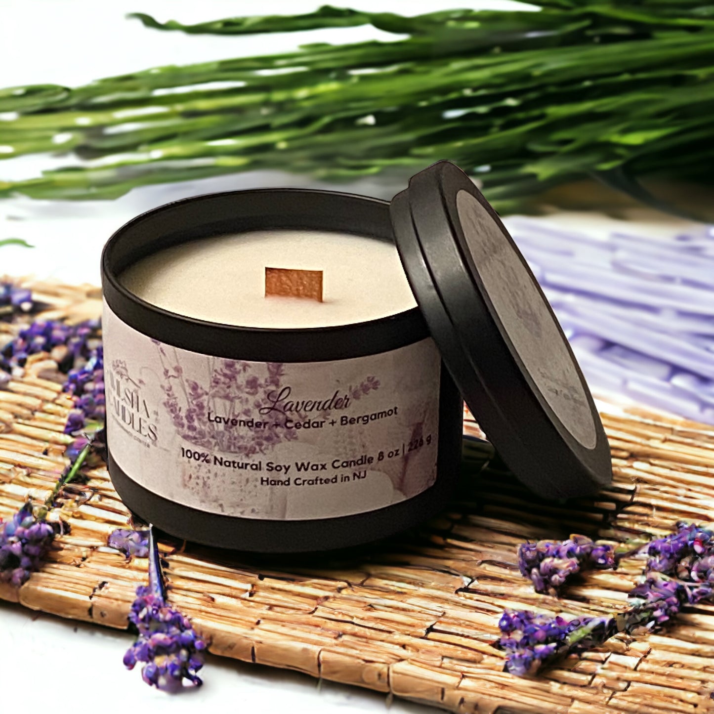 Onex Tin Lavender 8 oz Hand-Poured Candle
