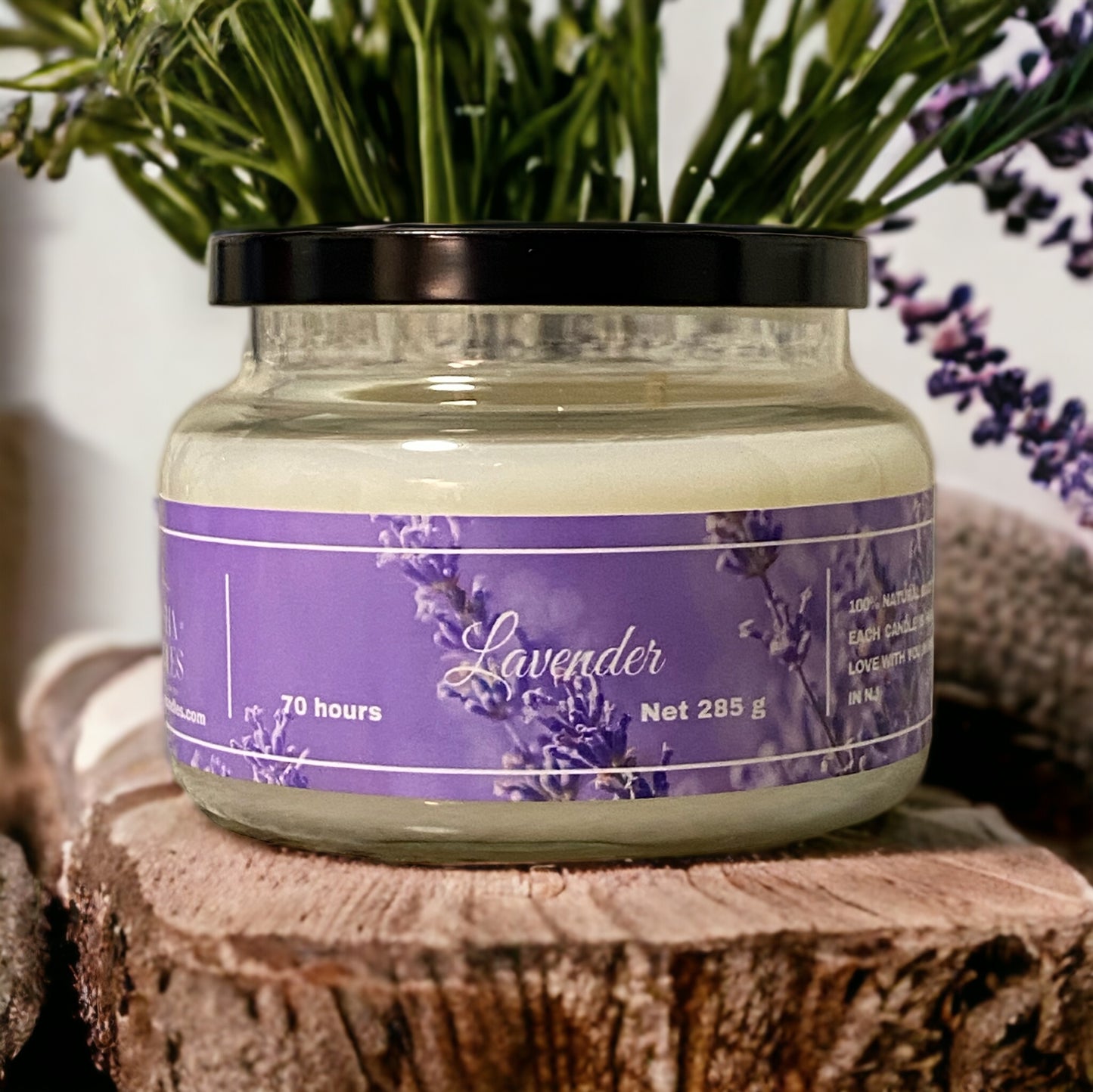 Onex Lavender Hand-Poured High Quality Soy Wax Candle