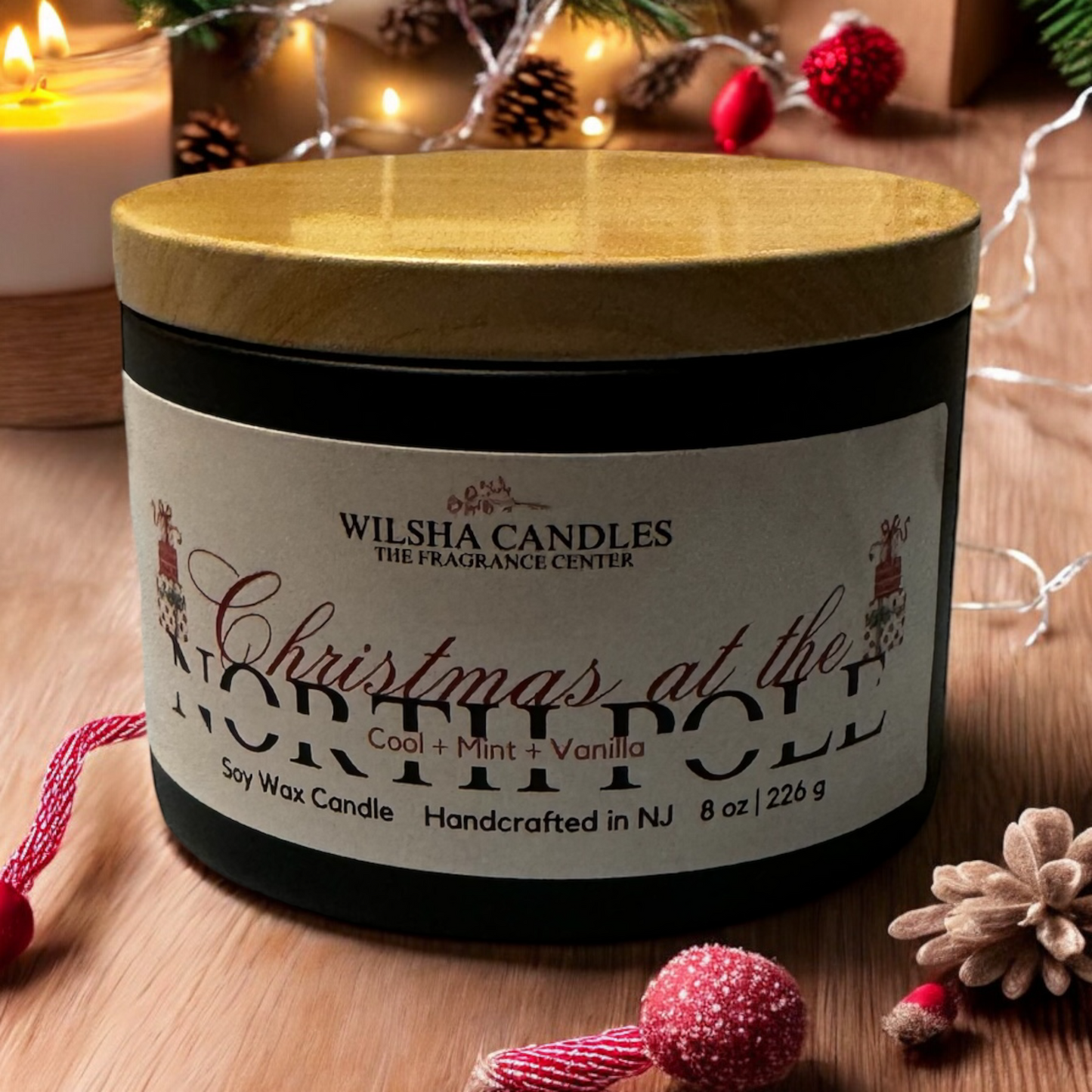 8 oz Tin Scented Candles