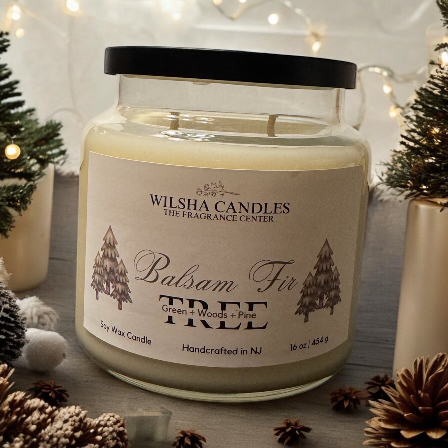 Balsam Fir Tree 2-Wick Soy Wax Candle