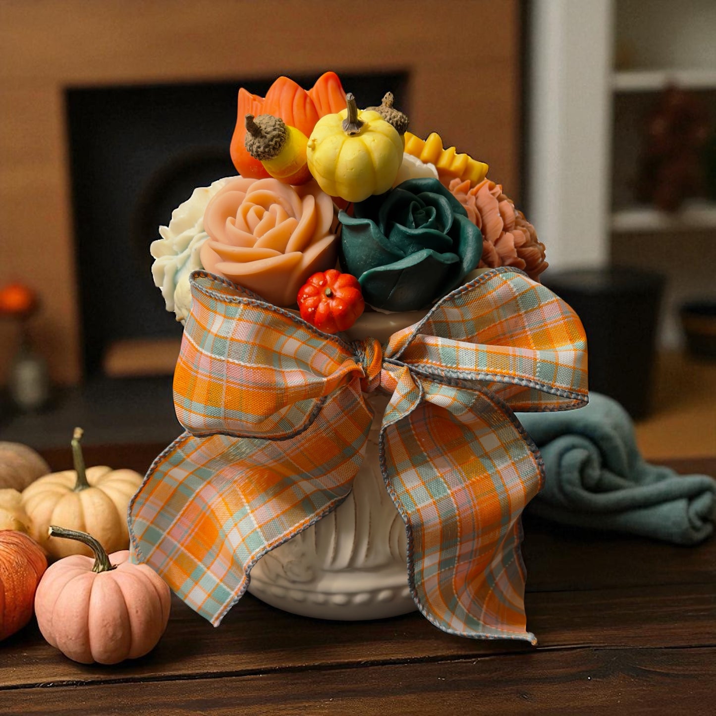 Autumn Wax Melt Flower Bouquets