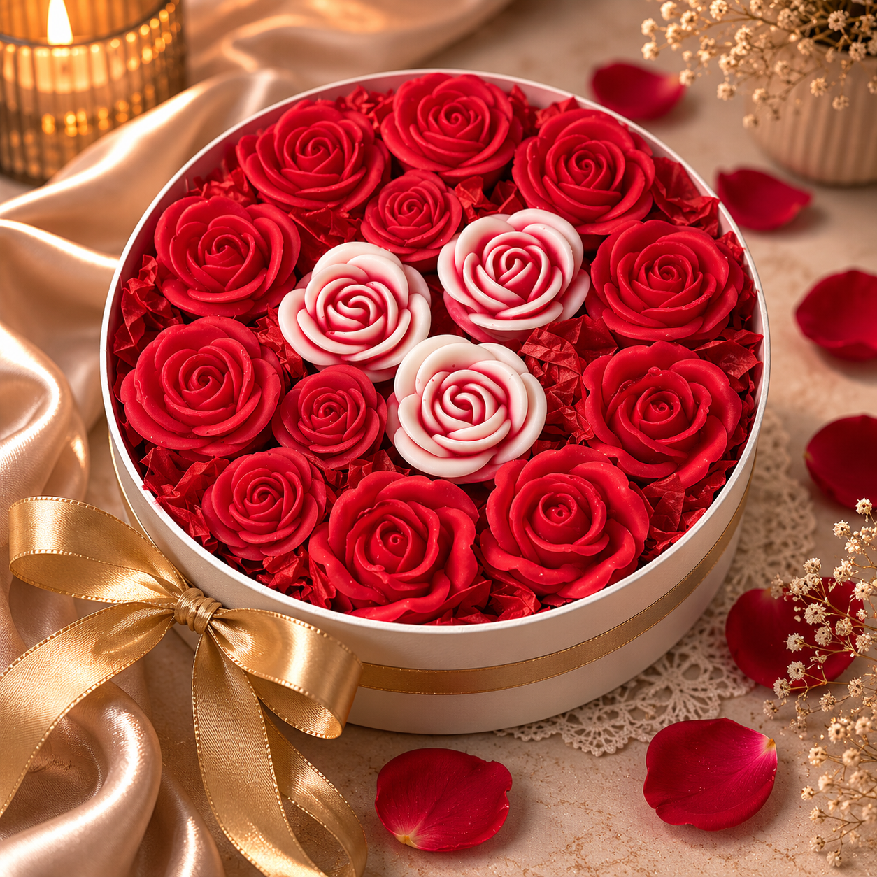 House of Wilsha Red Rose Forever Box