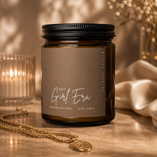Soft Girl Era Scented Soy Candle 8 oz Jar
